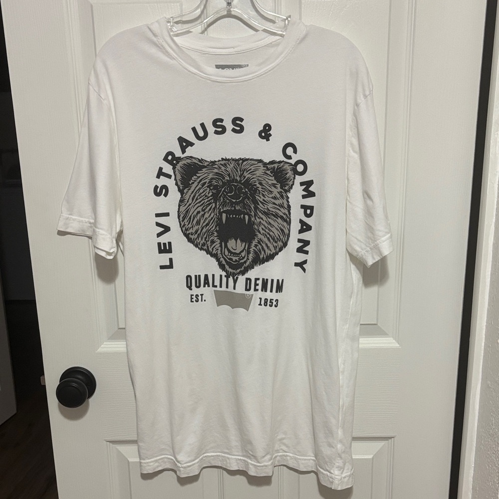 Levi Strauss & Company Men's Cotton Crew Neck Short Sleeve Bear